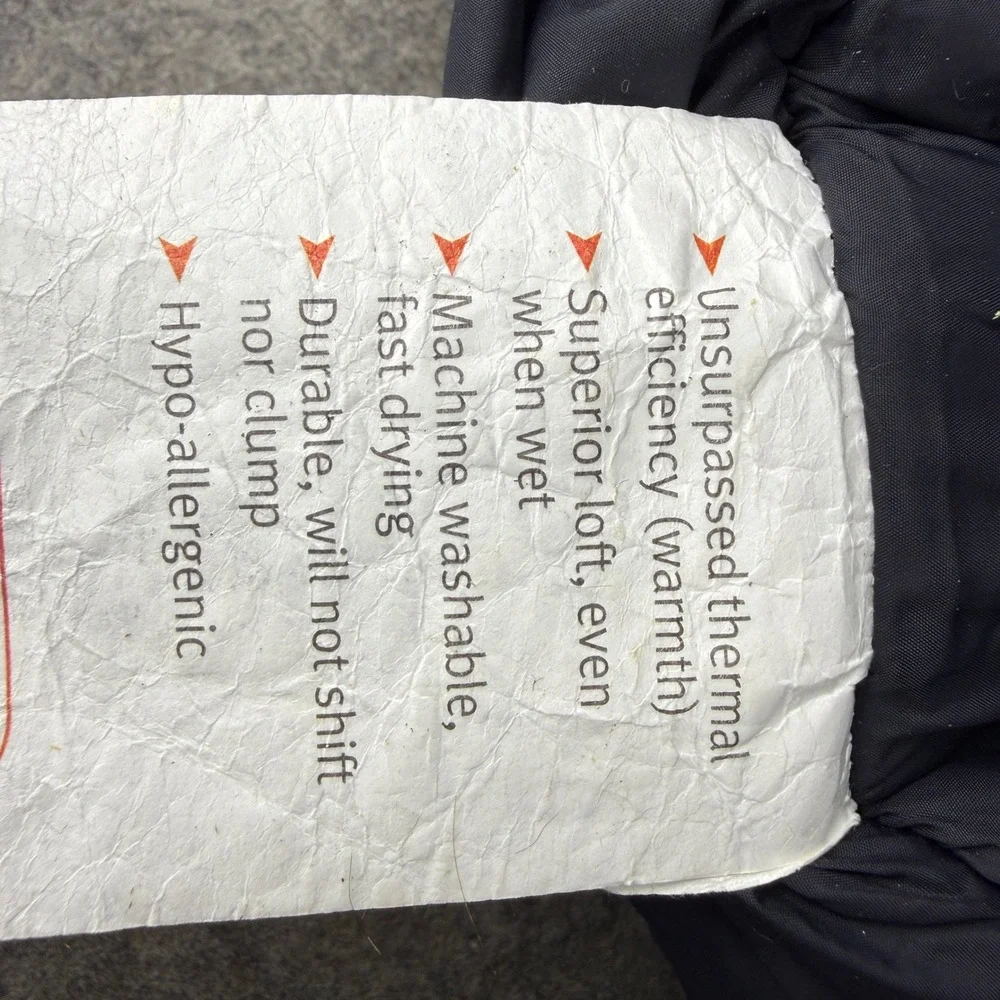 The North Face Cat's Meow Sleeping Bag 20F -7C Blue Polarguard Insulation Long